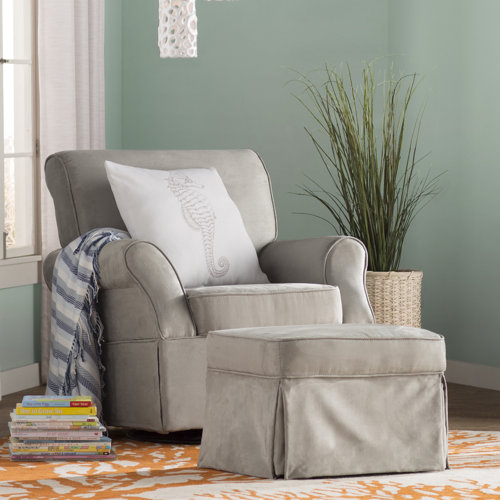 Andover Mills™ Baby & Kids Giancarlo Upholstered Swivel Glider & Reviews Wayfair